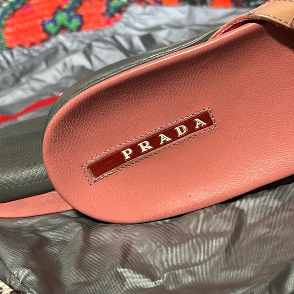 PRADA pink flip flops sandals 7.5 EUC - Picture 6 of 16